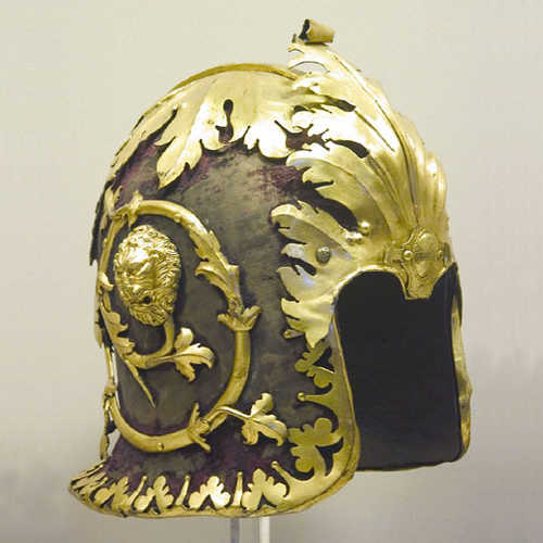Barbuta alla veneziana in ferro, Roma - Museo Nazionale di Palazzo Venezia, Collezione Odescalchi