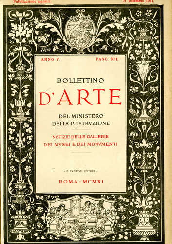 Copertina fascicolo XII - 1911